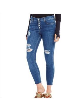 GUC Free People Reagan Distressed Skinny Jeans Size 26